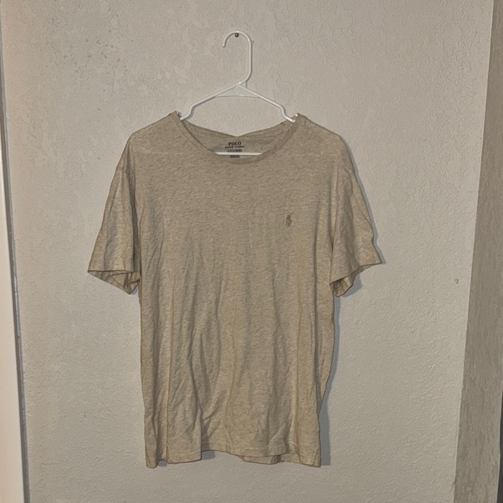 Men's Beige Polo by Ralph Lauren T-Shirt